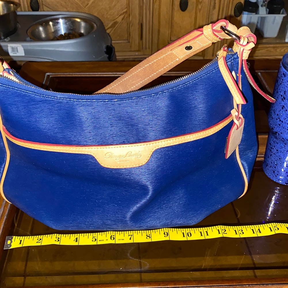 Dooney & Bourke Navy Blue Canvas Hobo